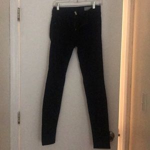 Tight sexy rag + bone legging / jean, v dark blue